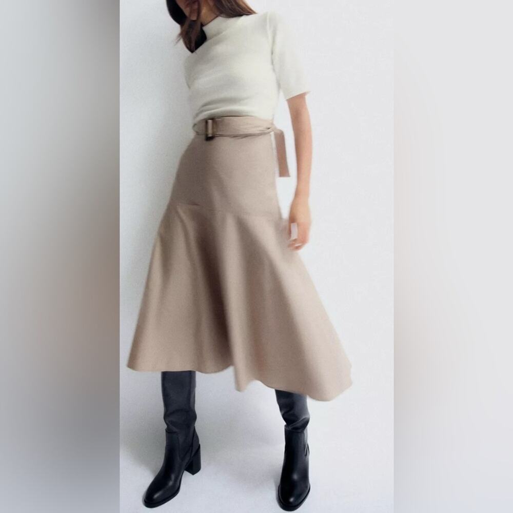 Nwt- zara- soft feel combination dress-M